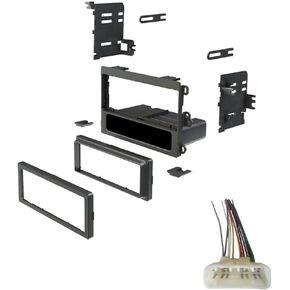 Single Din Stereo تثبيت Dash Kit Tereo Harness لـ Honda for Passport 1998-2002 ، لـ Isuzu for Amigo 1998-2000 لـ Rodeo 1998-2004 لـ Rodeo Sport 2001-2003 in Saudi Arabia