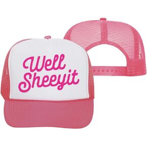 حسنًا ، قبعة Sheeyit Trucker - Southern Snapback Cap للرجال والنساء | الرغوة الأمامية 5 لوحة الشبكة الظهر | ملاءمة قابلة للتعديل in Saudi Arabia