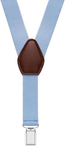 Mens Boys Suspender and Bow Tie Set Y Back Elastic Adjustable in Saudi Arabia