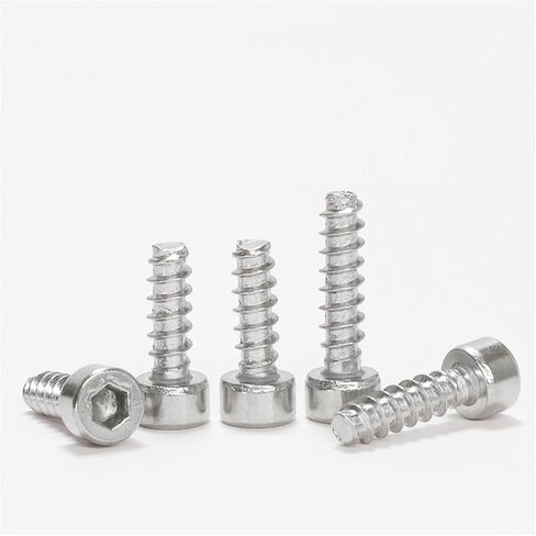 20-50 Pieces Stainless Steel Hex Socket Self Tapping Screws - M2, M2.6, M3, M3.5, M4, M5 Allen Screws with Flat Head for Permanent Fixing (M4x6mm 20pcs) in Saudi Arabia