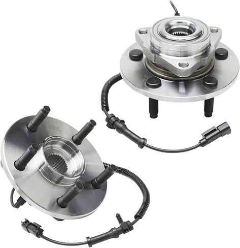 Detroit Axle - 2 Front Wheel Bearing Hubs for 2009-2011 Dodge Ram 1500, 2010 Wheel Bearing and Hubs Assembly Set Replacement Pair Hubs in Saudi Arabia