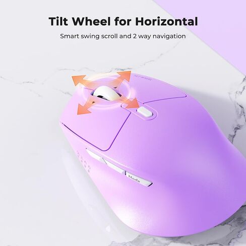MEETION Wave Ergonomic Keyboard and Mouse Wireless, USB/Bluetooth Wave Ergo Keyboard with Wrist Rest, 4 DPI Adjustable Swing Wheel Silent Wireless Mouse Rechargeable for Windows/Mac/Android Black in Saudi Arabia