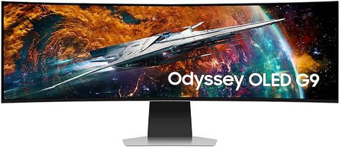 SAMSUNG 49" Odyssey G9 G95C DQHD 240Hz DisplayHDR 1000 Curved Gaming Monitor Bundle with Tech Smart USA Elite Suite 18 Standard Editing Software Bundle + 1 Year CPS Enhanced Protection Pack in Saudi Arabia