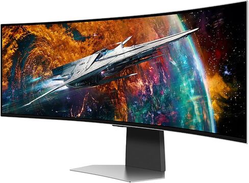 SAMSUNG 49" Odyssey G9 G95C DQHD 240Hz DisplayHDR 1000 Curved Gaming Monitor Bundle with Tech Smart USA Elite Suite 18 Standard Editing Software Bundle + 1 Year CPS Enhanced Protection Pack in Saudi Arabia