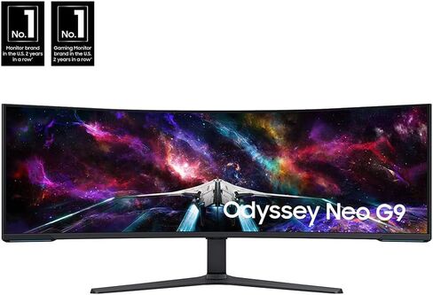 SAMSUNG 49" Odyssey G9 G95C DQHD 240Hz DisplayHDR 1000 Curved Gaming Monitor Bundle with Tech Smart USA Elite Suite 18 Standard Editing Software Bundle + 1 Year CPS Enhanced Protection Pack in Saudi Arabia