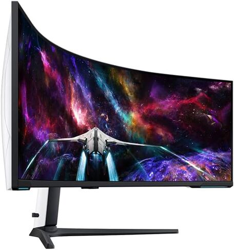 SAMSUNG 49" Odyssey G9 G95C DQHD 240Hz DisplayHDR 1000 Curved Gaming Monitor Bundle with Tech Smart USA Elite Suite 18 Standard Editing Software Bundle + 1 Year CPS Enhanced Protection Pack in Saudi Arabia