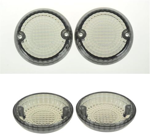 Fit for Kawasaki VN1500 Classic/Classic Fi/Classic Tourer Fi; Vulcan 1500 Drifter; Mean Streak; Nomad/Nomad Fi; 23048-1065;Flasher Light Idicator Turn Signal Lamp Lens (Clear) in Kuwait