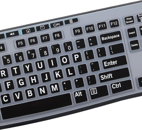 Keyboard Cover for K270 Wireless Keyboard, Logitech MK295 MK275 MK270 Wireless Keyboard Cover, Logitech K200 K260 K270 MK200 MK260 K270 K275 K295 Keyboard Cover Skin Protector-Lovly in Kuwait