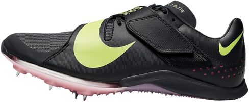 Zoom Elite Long Jump Shoes (Unisex - White/Black-Laser Orange-Hyper Pink) by Nike in Saudi Arabia