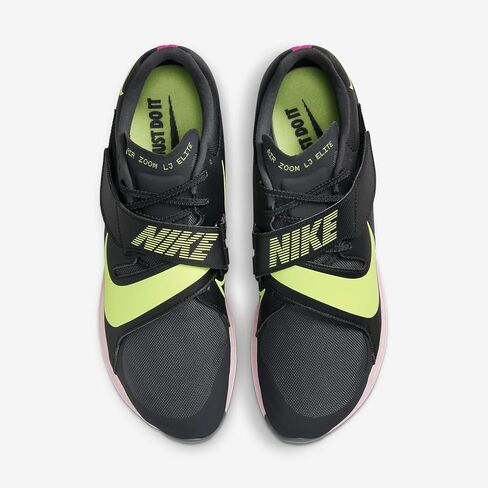 Zoom Elite Long Jump Shoes (Unisex - White/Black-Laser Orange-Hyper Pink) by Nike in Saudi Arabia