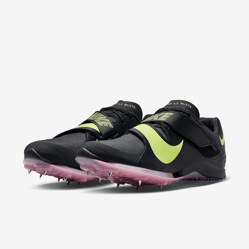 Zoom Elite Long Jump Shoes (Unisex - White/Black-Laser Orange-Hyper Pink) by Nike in Saudi Arabia