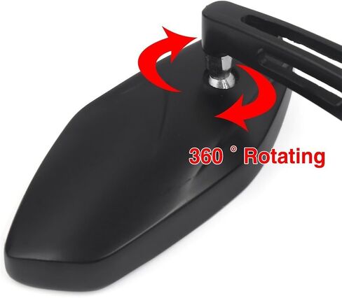 Black Mirrors Compatible with Suzuki Hayabusa 1999-2025 Convex Fully Adjustable, Aircraft-Grade Strength Aluminum in Kuwait