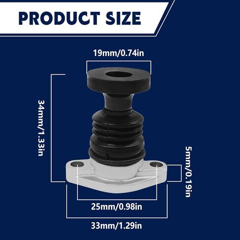مضخة التمهيدي المكربن ، متوافقة مع Honda TRX300 TRX400 TRX450 TRX500 TRX650 FOREMAN ATV CARB ، CARBURETOR PRIMER PUMP SPREM STET# 16048-HM7-700 in Saudi Arabia