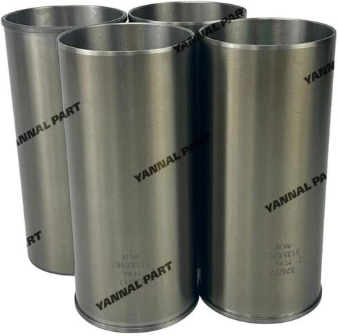 4 PC Cylinder Liner 3135x063 مناسبة لبيركنز 1104-40T جزء المحرك in Saudi Arabia