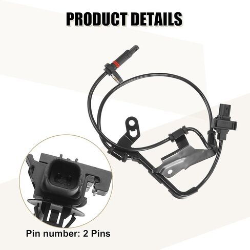 UXCELL 4PCS الخلفي الأمامي اليسرى مستشعر عجلات ABS DESS NO.57455STXA01/57450STXA01/57470STXA01/57475STXA01 لـ ACURA MDX 2007-2013 3.7L V6 in Saudi Arabia