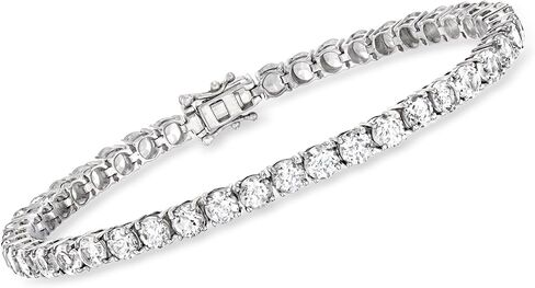 Ross-Simons 14.00 ct. t.w. White Topaz Tennis Bracelet in Sterling Silver in Kuwait