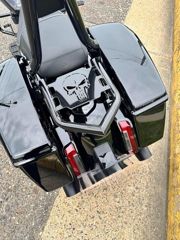 رف أمتعة قابل للفصل من TDZ يناسب 2009-2024 Harley Touring Street Glide Road King Road Glide Electra Glide in Kuwait