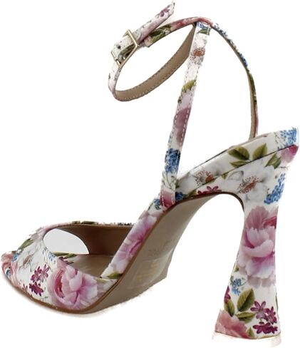 Steve Madden Women's Beki Heeled Sandal, Bone Leather, 6 in Saudi Arabia