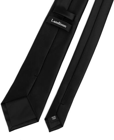 Landisun Mens Tie Solid Necktie 3.15 "(8 سم) علاقات رسمية للرجال in Kuwait
