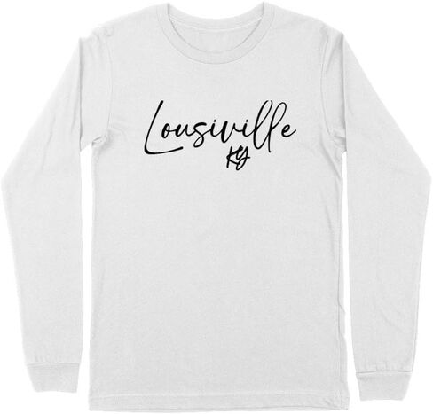 Script Louisville Kentucky Kids Long Sleeve T-Shirt Youth in Saudi Arabia