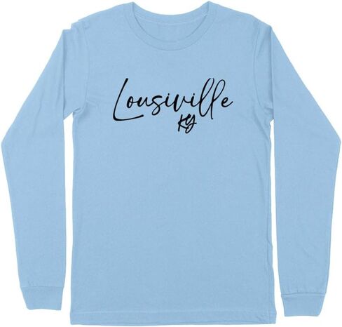 Script Louisville Kentucky Kids Long Sleeve T-Shirt Youth in Saudi Arabia