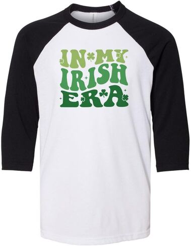 in My Irish Era Kids Three-Quarter Raglan Sleeve Baseball Shirt Youth in Saudi Arabia