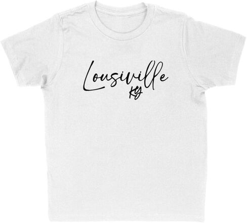 Script Louisville Kentucky Kids T-Shirt Youth in Saudi Arabia