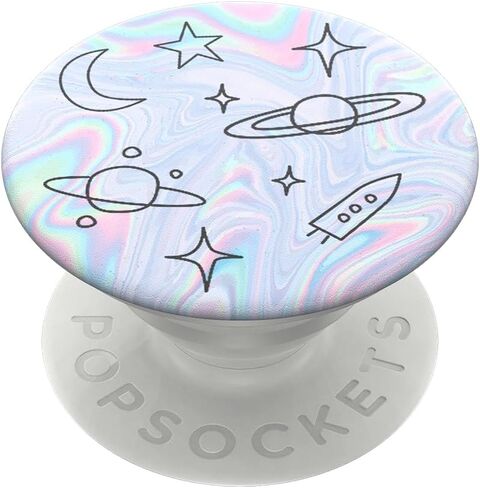 PopSockets PopGrip - Expanding Stand and Grip with Swappable Top - Space Doodle in Saudi Arabia