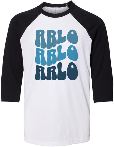 Wavy Arlo Kids Three-Quarter Raglan Sleeve Baseball Shirt Youth in Saudi Arabia
