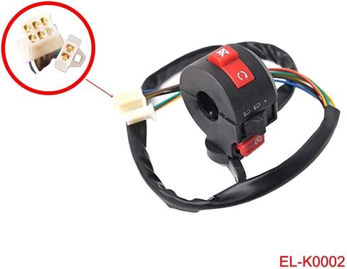 KILL START LIGHT LIGHT CONK SWITCH لـ 90cc 110cc 125cc الصينية ATV Quad Taotao Sunl Roketa Kazuma JCl in Saudi Arabia