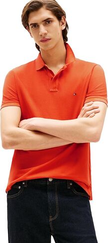 Tommy Hilfiger Men Sleeve Short Disual Polo قمصان بانتظام مع قطن صبغة الملابس in Saudi Arabia