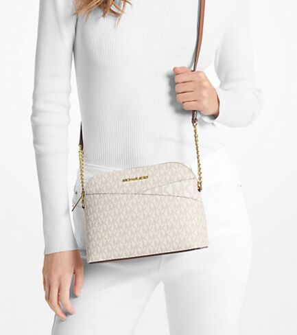 Michael Kors Jet Set متوسطة كروسودي حقيبة يد (الفانيليا PVC) in Saudi Arabia