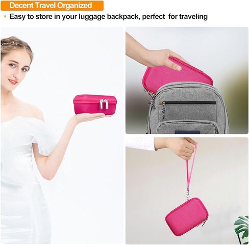 Carrying Case for Canon PowerShot SX740/ SX730/ SX720/ SX620 Digital Camera, 4K Video Camera Travel Storage Cover Bag Organizer Holder, Mesh Pocket fits Battery Charger, Black in Kuwait