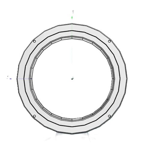 1PCS Cross-Roller RING RA9008 RA9008UU RA9008UUC0 RA9008UUCC0 نوع الخاتم الخارجي القابل للفصل ليحل محل المحمل (RA9008UUC0) in Kuwait