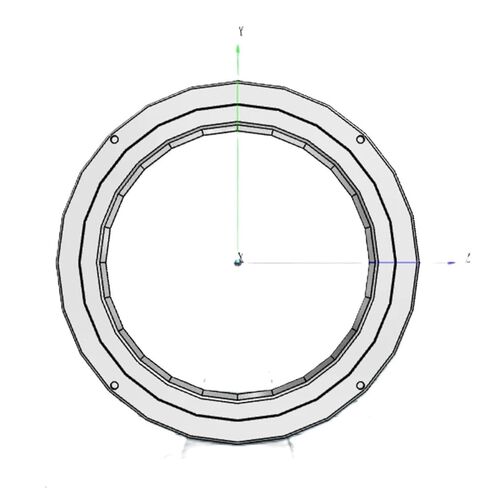 1PCS Cross-Roller RING RA9008 RA9008UU RA9008UUC0 RA9008UUCC0 نوع الخاتم الخارجي القابل للفصل ليحل محل المحمل (RA9008UUC0) in Kuwait
