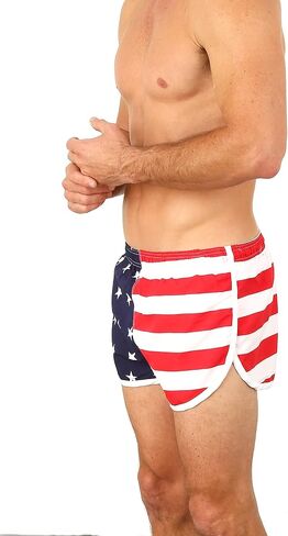 UZZI Men's Basic Running Shorts Swimwear Trunks in Kuwait