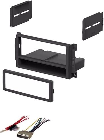 Single Din Dash Kit for VW,for Ram,for Mitsubishi,for Jeep,for Dodge,for Chrysler Stereo Install with Wire Harness in Saudi Arabia