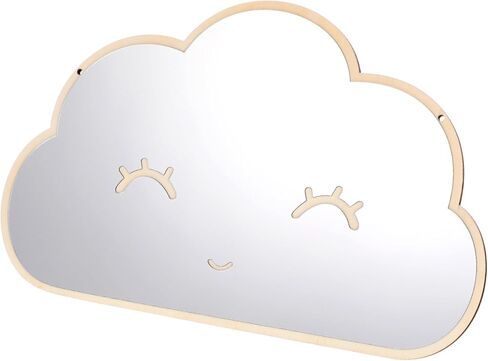 MAGICLULU Hanging Acrylic Mirror for Boys and Girls Room Cloud Shape Wall Decor Room Mirror Wall in Saudi Arabia