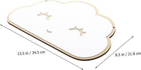 MAGICLULU Hanging Acrylic Mirror for Boys and Girls Room Cloud Shape Wall Decor Room Mirror Wall in Saudi Arabia