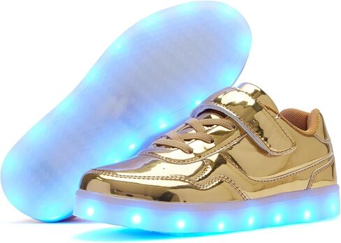 Kids Light Up Shoes with USB Charging Flashing LED Sneakers Luminous Dancing Shoe for Boys and Girls Child Unisex in Saudi Arabia