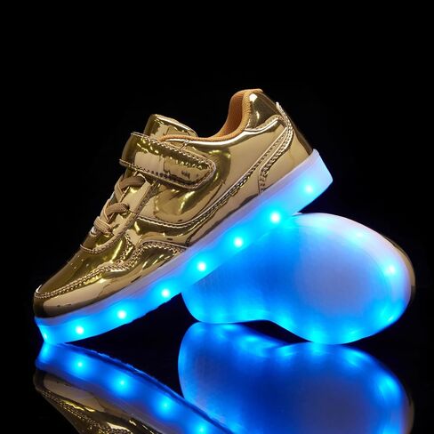 Kids Light Up Shoes with USB Charging Flashing LED Sneakers Luminous Dancing Shoe for Boys and Girls Child Unisex in Saudi Arabia