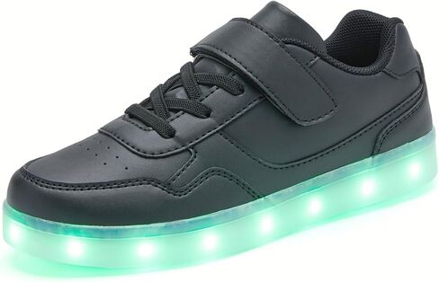 Kids Light Up Shoes with USB Charging Flashing LED Sneakers Luminous Dancing Shoe for Boys and Girls Child Unisex in Saudi Arabia