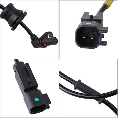 مستشعر سرعة عجلة ABS 4pcs الخلفية الأمامية اليمنى واليسرى 2010-2017 لـ Chevy Equinox 2010-2017 لتضاريس GMC 2.4L 3.0L 3.6L SK970086 970046 5S12060 ABS Sensor in Saudi Arabia