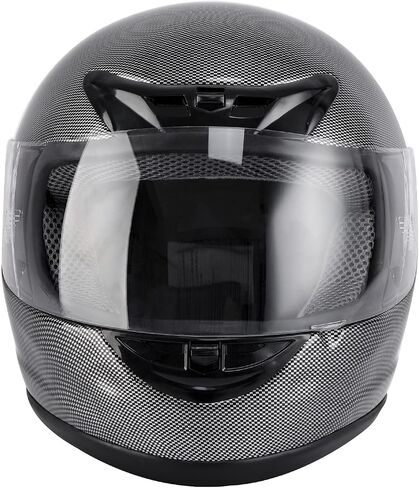 TCMT SIZE-S الكبار ألياف الكربون خوذة كاملة مع FLIP UP VISOR OFF ROAD Street Dirt Bike ATV Motocross Motocross Scooter Scooter DOT معتمدة in Saudi Arabia