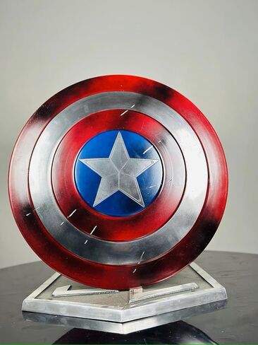 Captain Metal America Shield - Medieval Warrior Mild Steel Shield Premium Captain Shield, Round Halloween Cosplay Shield in Saudi Arabia