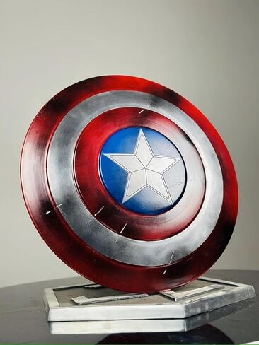 Captain Metal America Shield - Medieval Warrior Mild Steel Shield Premium Captain Shield, Round Halloween Cosplay Shield in Saudi Arabia