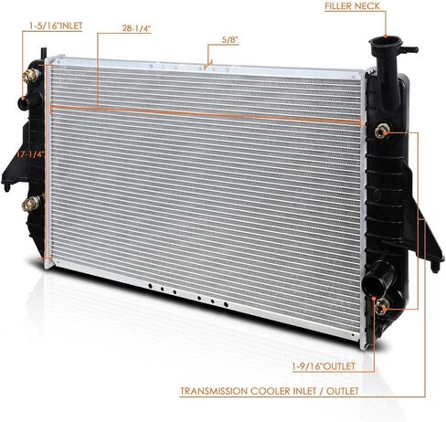 DPI-2003 Aluminum Core Radiator Compatible with Chevy Astro/GMC Safari AT 96-05 in Saudi Arabia