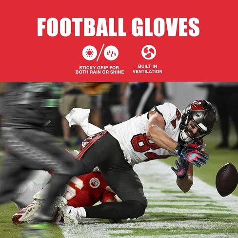 Football Gloves for Youth & Adult Sizes Football Gloves in Saudi Arabia