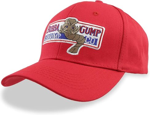 Bubba Gump Baseball Cap, Adjustable Shrimp Co. Embroidered Forest Gump Costume Hats in Saudi Arabia