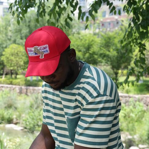 Bubba Gump Baseball Cap, Adjustable Shrimp Co. Embroidered Forest Gump Costume Hats in Saudi Arabia